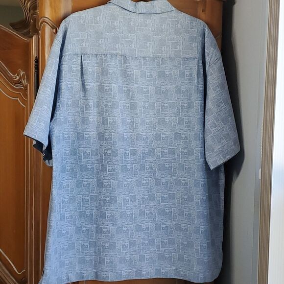 Mens, fabulous short sleeves shirt by Weatherproof. Blue design‎ size XL.… - Picture 6 of 11